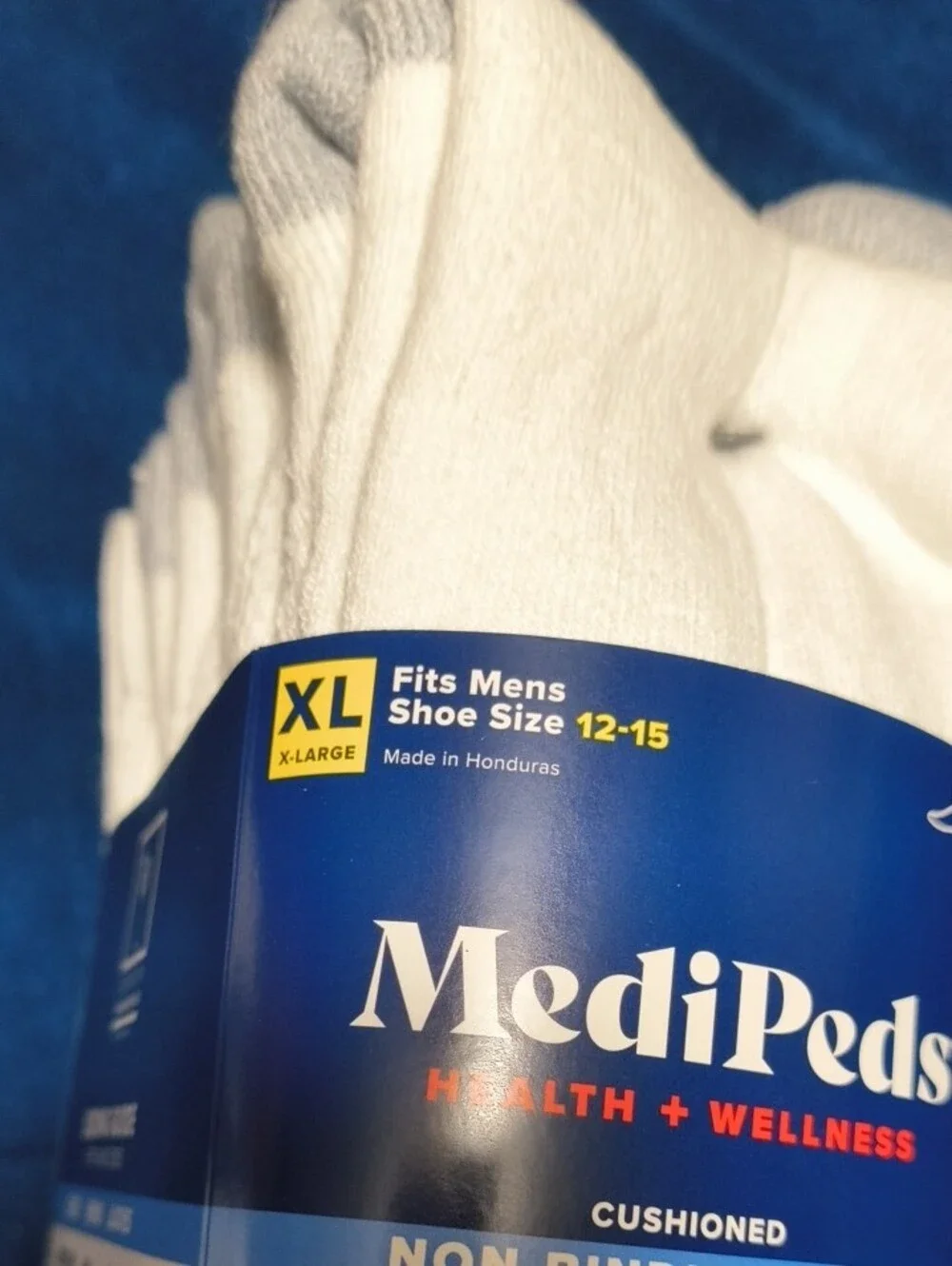 White Cushioned Non-Binding Ankle Socks - 6 Pack